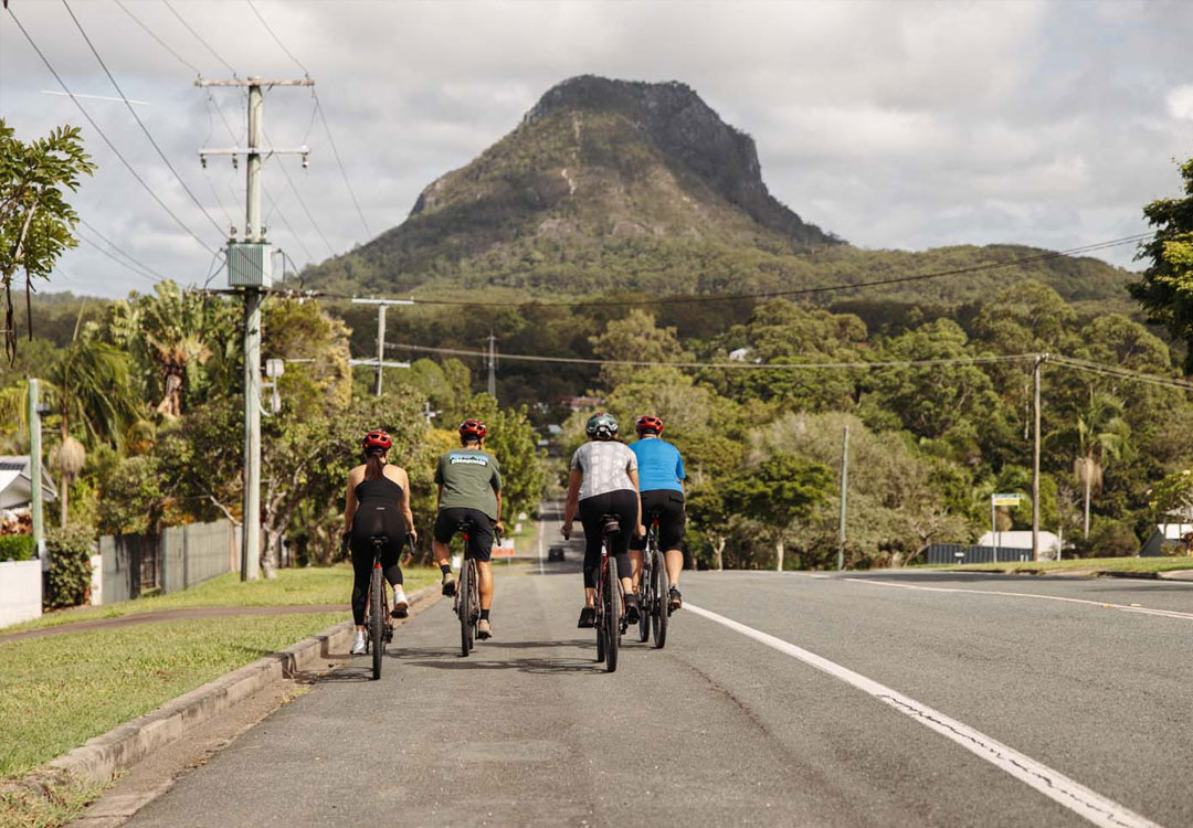 Bike On Bike Tours in Noosa Hinterland in Pomona and other hinterland towns