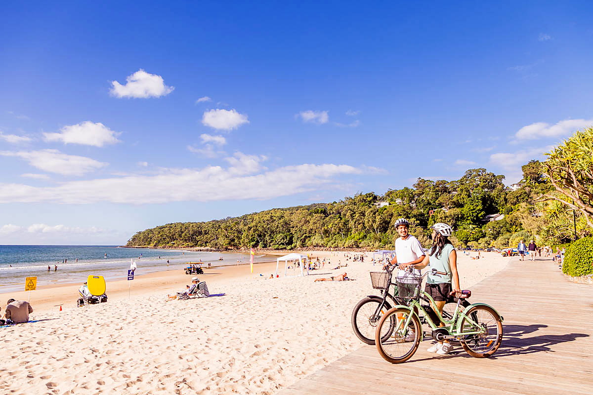 Mountain bike skills development for young riders near Noosa